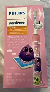 philips sonicare for kids 3yrs+ Toothbrush pink new dmg open box No Brush head - Bild 1 von 7