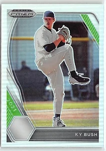 2021 Panini Prizm Draft Picks Silver Prizm #PDP45 Ky Bush - Picture 1 of 2