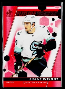 2022-23 UD SP Authentic Shane Wright Future Watch Limited Red RC #150 - Kracken - Bild 1 von 3