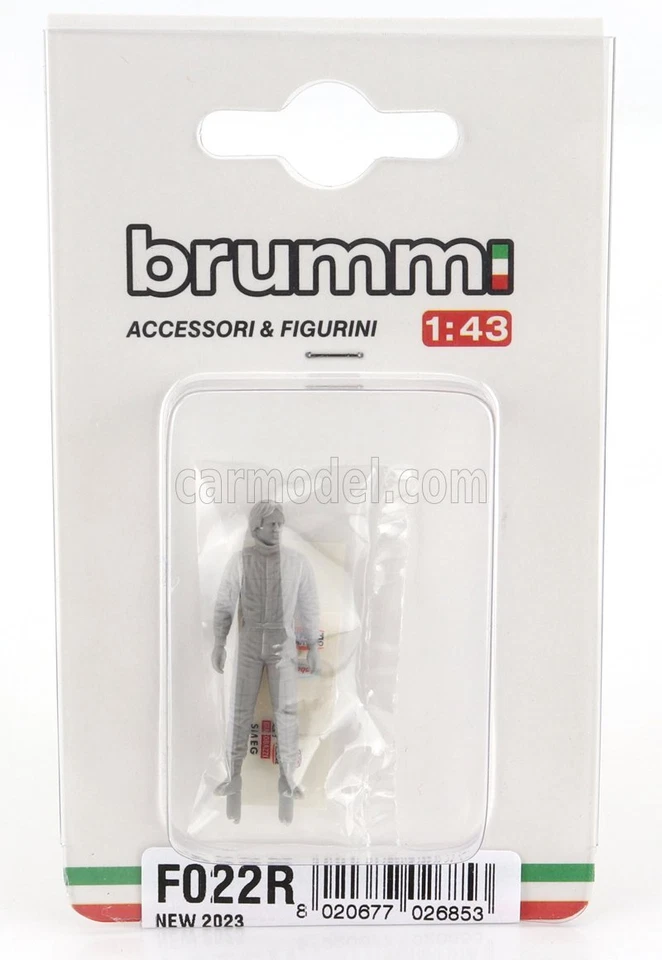 1/43 BRUMM - FIGURES - F1  KIT DRIVER GILLES VILLENEUVE FERRARI 1981 F022R - Immagine 1 di 1