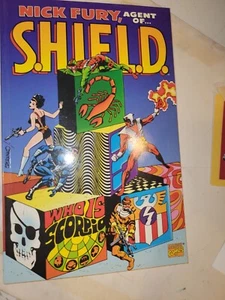 NICK FURY AGENT OF SHIELD TRADE PAPERBACK NM FABULOUS JIM STERANKO WORK - Picture 1 of 3