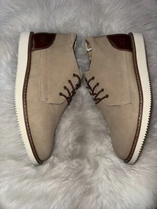 Globe Daley Size 11 US Men's Chukka Ankle Lace Boot Light Tan Suede Vibram Sole - Picture 1 of 13