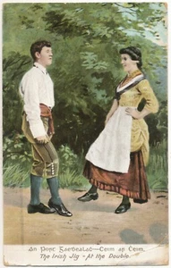 The Irish Jig, at the Double, 1905 postcard - Picture 1 of 2