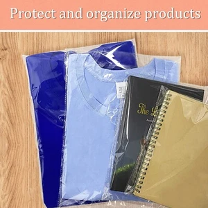 1000 10X13 1.5 Mil Bags Resealable Clear T-Shirt Catalog Plastic Opp Cello Bag - Picture 1 of 9