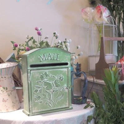 Винтажные настенные почтовые ящики для дома снаружи в антикварном стиле - Изображение 1 из 4