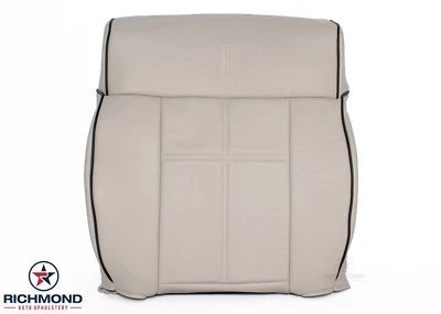 Lincoln Mark LT 2006 - Cubierta de asiento de cuero genuino con respaldo inclinado del lado del conductor tostado Foto 1 de 4