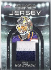 2022 Leaf President's Choice In The Crease Jerseys Ben Scrivens #/10