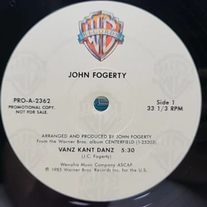 RARE John Fogerty - Vanz Kant Danz 12" PROMO Vinyl 1985 VERY GOOD - Imagen 1 de 4