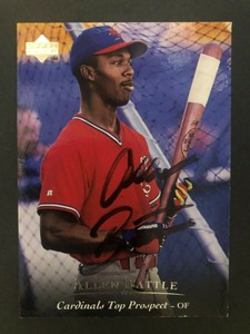 1995 Upper Deck SIGNED: Allen Battle, CARDINALS