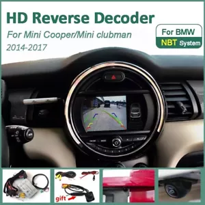 Car Backup Rear View Camera For MINI Cooper Clubman F55 F56 F57 park Adaptor - Picture 1 of 8