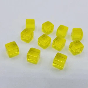 200x Acrylic Transparent Blank Cube Blocks Square Corner Dice Board Game Toy DIY - Picture 1 of 34