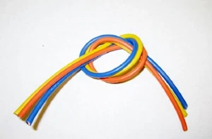 TQ Wire 13 Gauge Super Flexible Wire- 1' ea. Blue, Yellow, Orange TQW1304 - Picture 1 of 1