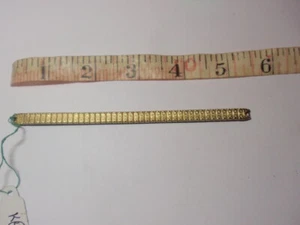 Cinturino orologio oro giallo 10 carati 1/20 riempito Twist-O-Flex 5" *anello C ansa 6,7 mm #HB K41 - Foto 1 di 12