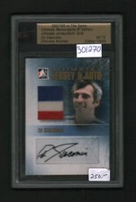 2007-08 In the Game Ultimate Jersey & Auto Gold Ed Giacomin /10 (301270)