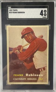 1957 Topps Frank Robinson - Rookie - SGC 4 - VG-EX