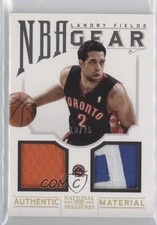 2012-13 Panini National Treasures NBA Gear Combos Prime /25 Landry Fields #50