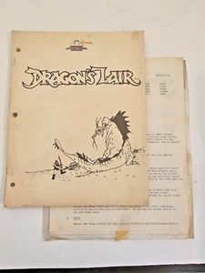 MANUAL DE OPERACIÓN Y MANTENIMIENTO DEL VIDEOJUEGO CINEMATRONICS DRAGON'S LAIR - Imagen 1 de 8