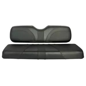 Blade Golf Cart Front Seat Covers for Club Car Precedent - Black/Black/Black - Picture 1 of 1