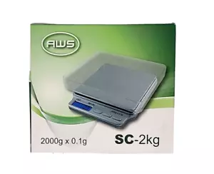 AWS 2000g Waage Sc 2kg - Bild 1 von 5