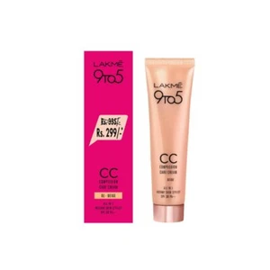 Lakme 9 To 5 Complexion Care Cc Face Beige Cream with Spf 30, 30g - Picture 1 of 26