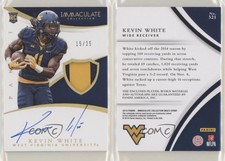 2015 Panini Immaculate Collegiate /25 Kevin White #321 RPA Rookie Patch Auto RC