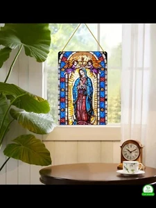 NEW 6 X 4 Mother Mary Suncatcher. Beautiful, - Picture 1 of 6