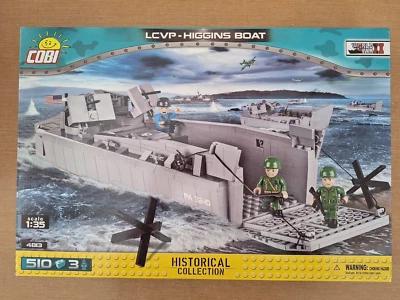 COBI 1/35 WWII Historical Collection LCVP LANDING CRAFT NEW SEALED BOX Item#4813 - Image 1 of 2