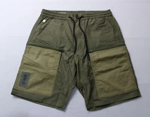 Pantaloncini cargo G-Star RAW uomo 3D PM CB popeline CD4 Shadow Olive taglia 31 nuovi con etichette - Foto 1 di 5