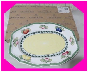 VILLEROY & BOCH FRENCH GARDEN Oval 11.5" TRAY Made in Germany w BOX Nwtag 40% - Picture 1 of 3