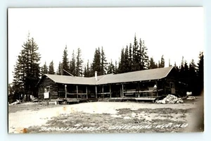 RPPC Brooklyn Lodge Centennial Wyoming Real Photo Postcard (A16) - Picture 1 of 2