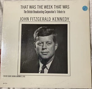 John F. Kennedy That Was the Week That Was 1963 LP Schallplatte DL 9116* - Bild 1 von 2