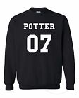 Potter 07 Funny Harrypotter Magic Fangirl Fashion Unisex Crewneck Sweatshirt Top