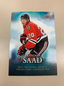 2013 Upper Deck UD NSCC National VIP Promo Card #10 Brandon Saad Blackhawks - Bild 1 von 1
