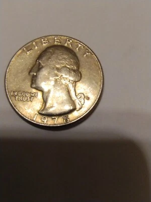 1978-D Washington Quarter Filled D Mint Error & weighs only 5.50 gr.  - Image 1 of 4