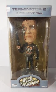 NECA Head Knockers Terminator T2 T-800 Bobble Head Statue Arnold Schwarzenegger - Picture 1 of 5