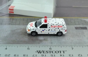 Busch 44653 Dodge Ram Van New York FDNY Fire Dept Engine HO 1:87 Scale - Picture 1 of 2