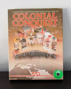 Colonial Conquest Atari 48K Computer Game Strategic Simulation 1985 Complete  - Picture 1 of 9
