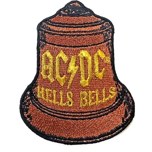 AC/DC AUFBÜGLER EMBROIDERY PATCH # 91 HELLS BELLS BÜGELBILD FLICKEN AUFNÄHER 8x7 - Bild 1 von 1