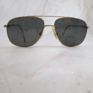 Marchon Jonathan 2 Sunglasses Frame Men Polished Gold Full Rim Aviator 58-16-145 - Picture 1 of 8