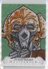2020 Topps Star Wars Masterwork Sketch Cards 1/1 Dwayne Carpenter Auto 3c2