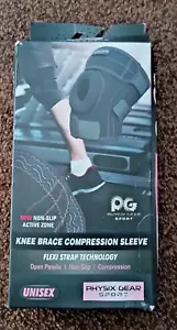 PHYSIX GEAR SPORT Kniebandage Kompressionsmanschette Stütze schwarz Größe Small - Bild 1 von 7