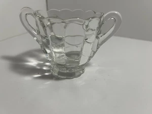 Open Sugar Bowl~Cascade Clear by Cambridge~Double Handled - Bild 1 von 4