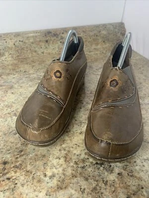 L'ARTISTE Burbank •42 US 10.5/11• Slip On Leather Clog ShoeSpring Step - Image 1 of 4