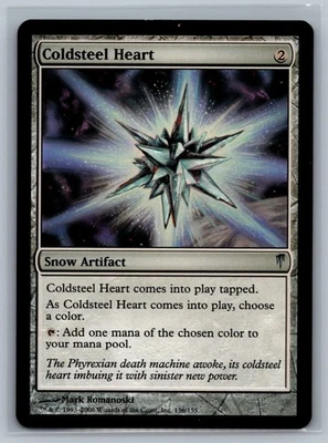 Magic The Gathering Coldsnap Coldsteel Heart #136/155 MTG TCG CCG - Image 1 of 2