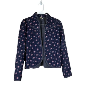 Vintage YOU BABES Steppjacke Blumen SIEHE MASSE - Bild 1 von 8
