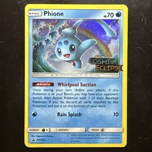 Phione SM220 Holo Stamp Promo - Cosmic Eclipse - Pokemon Card - Picture 1 of 3