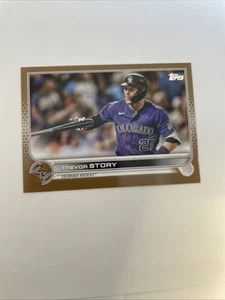 2022 Topps Serie 1 - Trevor Story #260 Oro/2022 Rockies Red Sox - Imagen 1 de 3