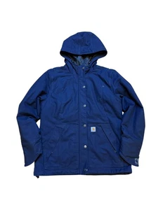 Carhartt Womens Full Swing Jacket M 8/10 Navy Blue - Picture 1 of 8