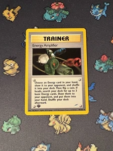 Pokémon Card Energy Amplifier 98/105 Neo Destiny FIRST EDITION - (NM) - Picture 1 of 6