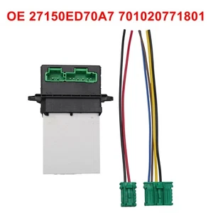 27150-ED70A Blower Motor Heater Fan Resistor For Nissan Tiida-Renault Useful New - Picture 1 of 17
